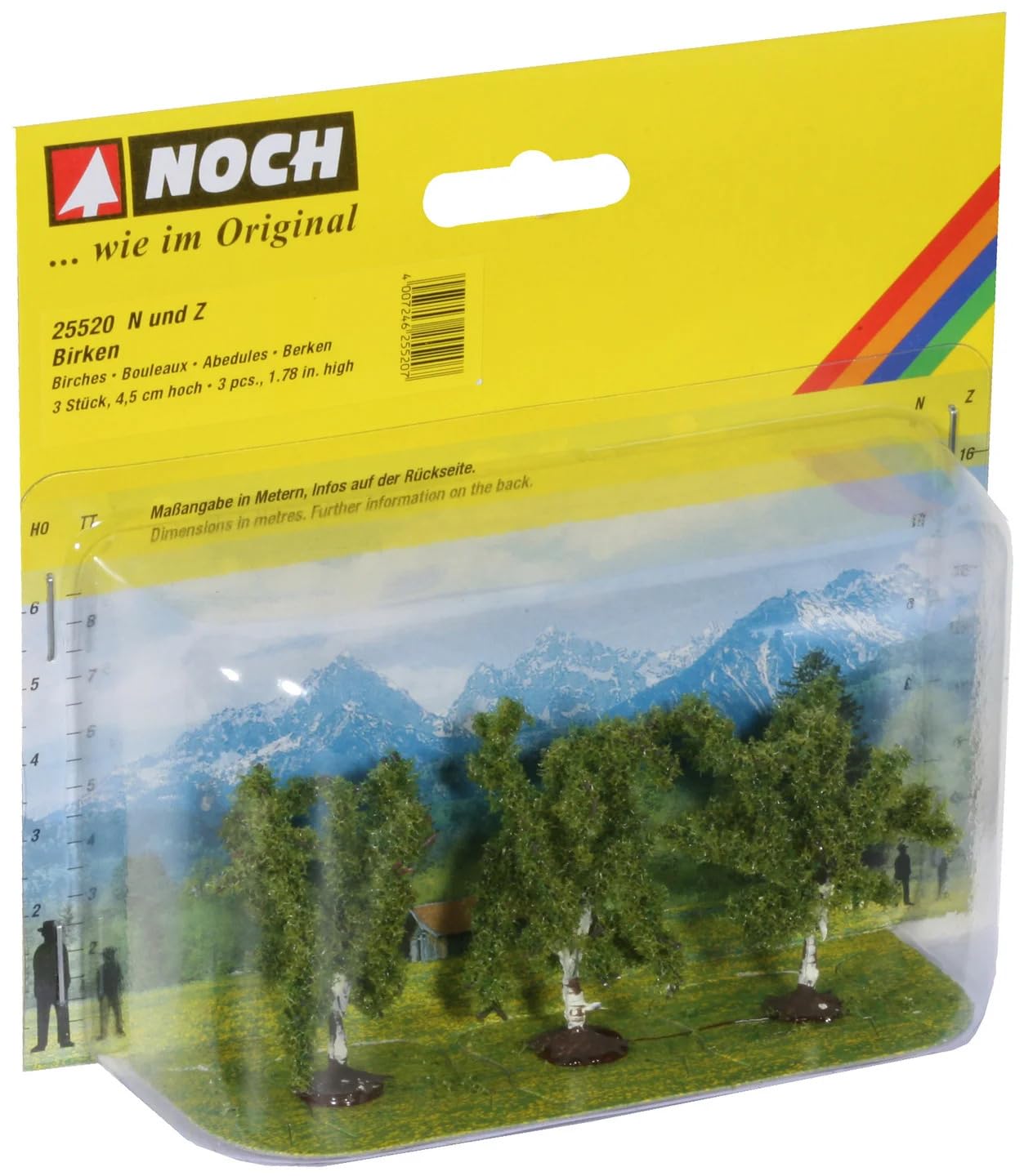 Noch 25520 4.5 cm High Birches Landscape Modelling (3-Piece)