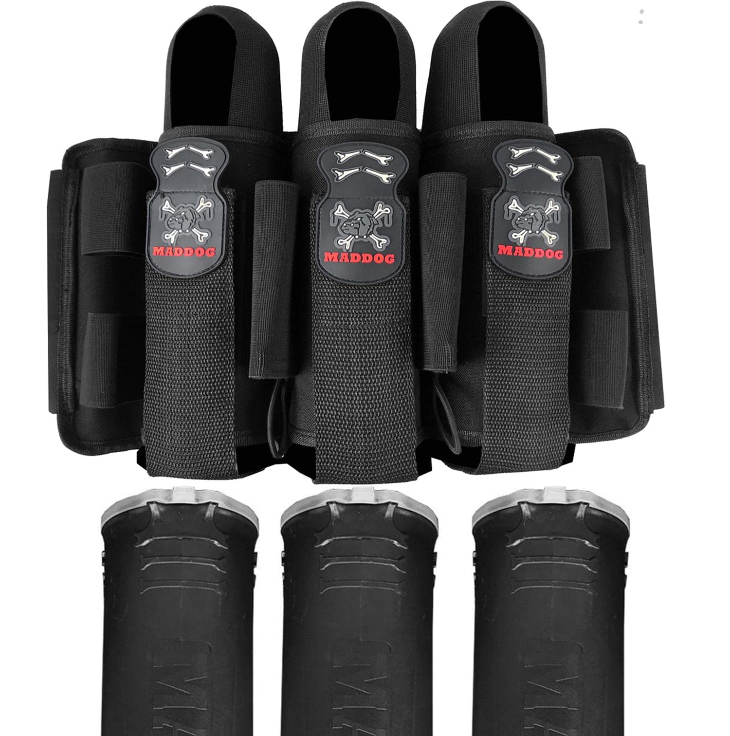 Maddog Pro 3+2 Paintball Harness Pod Pack with