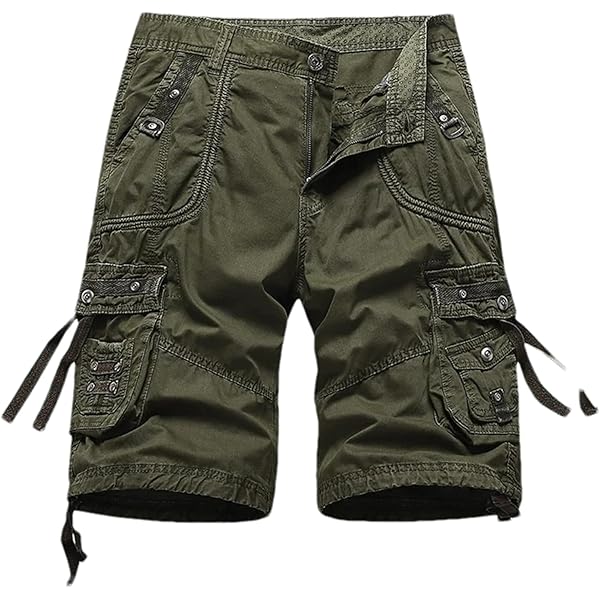 CJQJPNZ Summer Men Short Pants Loose Absorb Sweat Cargo