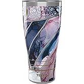 Tervis Traveler Inkreel Butterfly Wing Triple Walled Insulated Tumbler Travel Cup Keeps Drinks Cold & Hot, 30oz, Stainless Steel