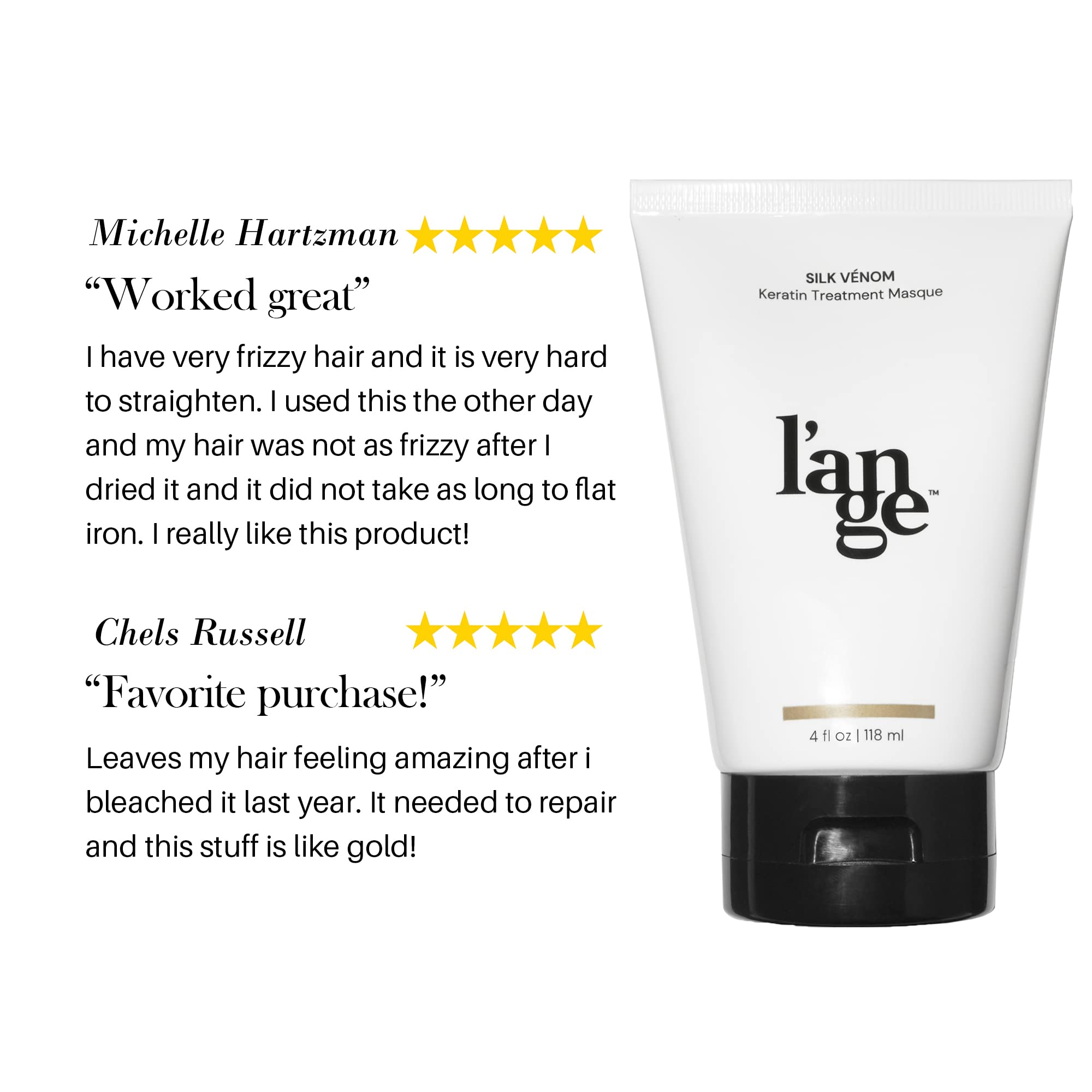 L’ange Hair Silk Vénom Keratin Treatment Masque