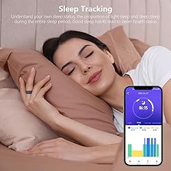 Fitness Tracker Smart Ring, Step Counter for