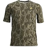 SCENTBLOCKER Scent Blocker Fused Cotton Lightweight Short-Sleeve Camo Hunting Shirt for Men