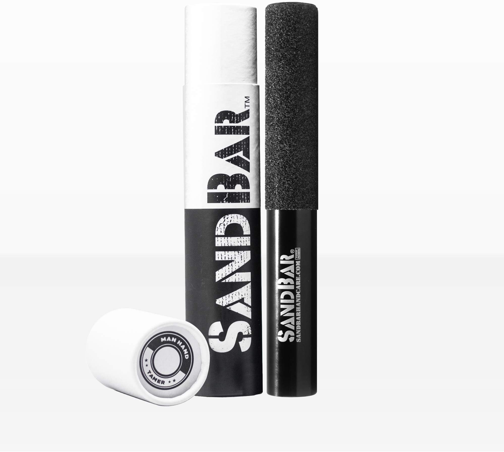 SandBar - Original Callus Remover | The Ultimate Callus Tool for Hands and Feet - Includes Salve (Black)
