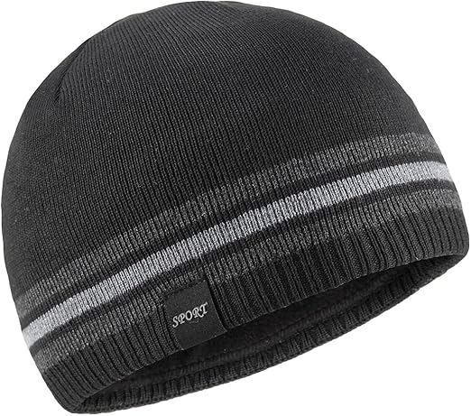 mens winter skull caps