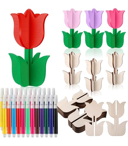 Amazon.com: MotiMind 60 Pcs Spring Crafts Set 48 Pcs Mother's Day