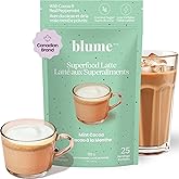 Blume Mint Cocoa Blend - Superfoods latte with Brain Boosting Adaptogen Organic Cacao, Vegan And Keto Friendly - 25 Servings 