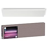 Philips Hue Datura Smart Ceiling Panel (Rectangular 11.81in x 47.24in) White & Color LED Ceiling Light, Bluetooth Compatible,Voice Control with Alexa, Apple Home & Google Assistant