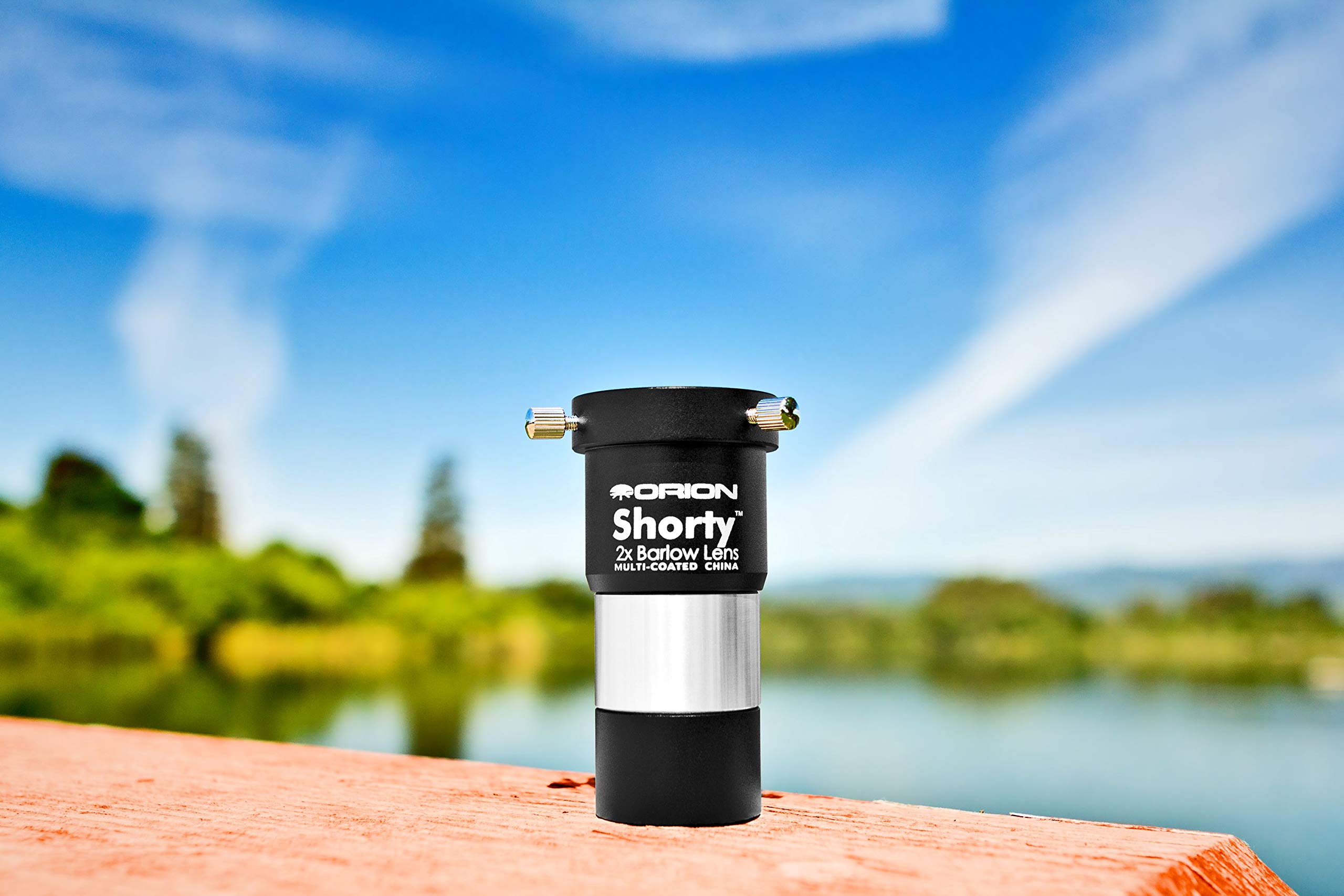Orion Shorty 1.25" 2x Barlow Lens This Compact Telescope Accessory