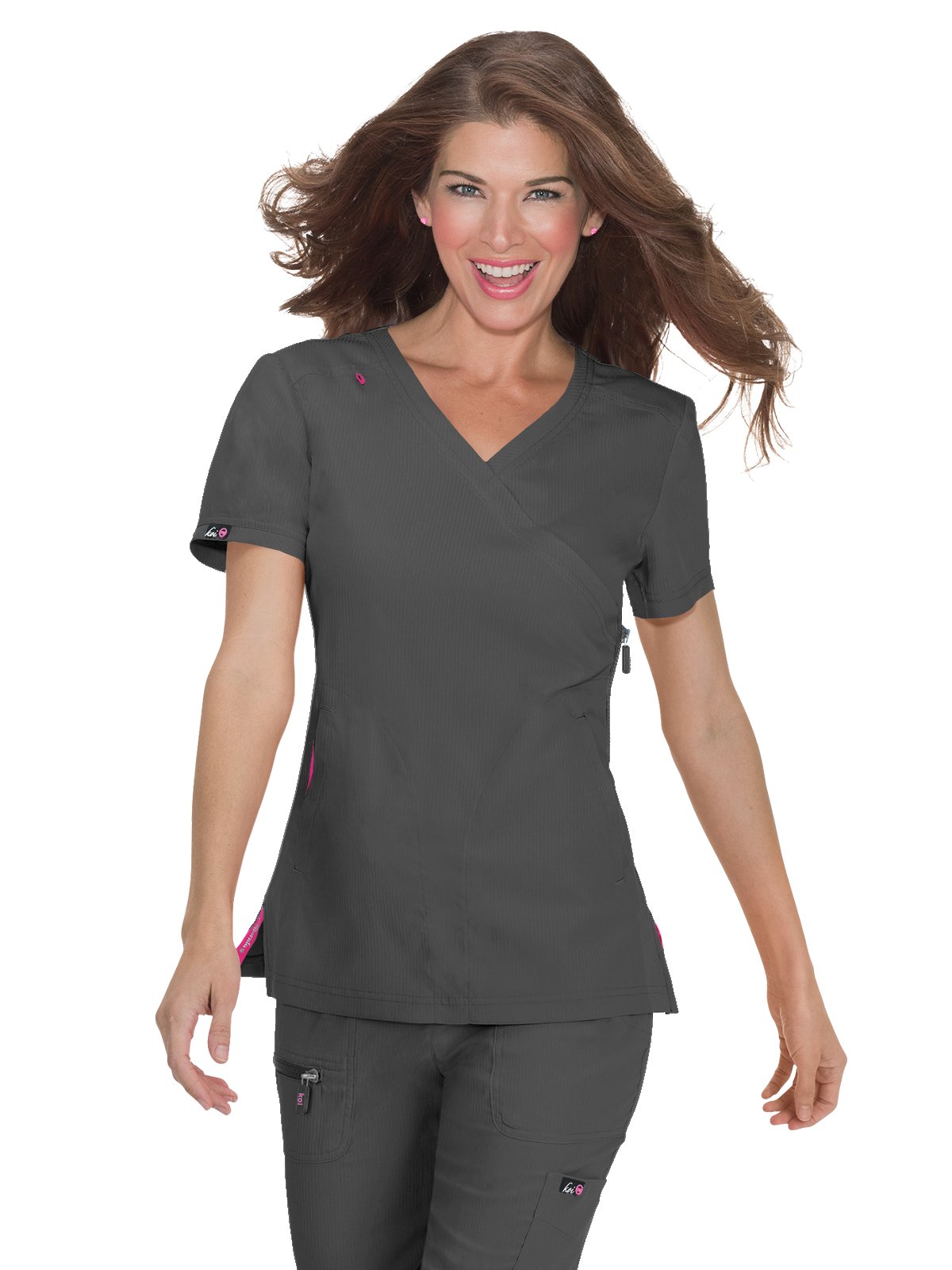 KOI lite 316 Women's Philosophy Scrub Top Charcoal L 843515262811 eBay