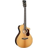 Cort GOLDMC6NAT Gold MC6 Ovangkol Acoustic-Electric Guitar Natural Gloss | Includes premium gig bag