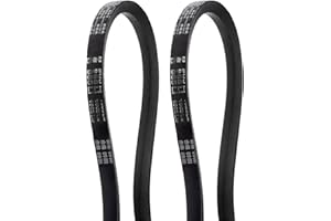 HARFINGTON 2pcs B-965 V-Belts Drive Belt 965mm(38") Inner Girth 17mm Top Width B Section Rubber for Power Transmission
