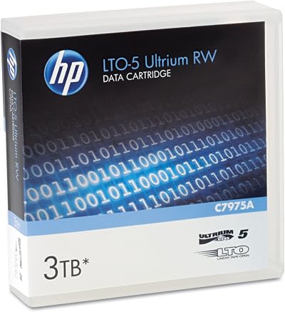 HP C7975A LTO Ultrium 5 1.5TB 3TB RW Data Tape Cartridge Blue