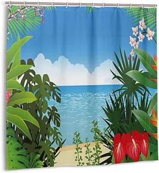 Download Stoff duschvorhang strand thema Free HD Stoff Duschvorhang Strand Thema