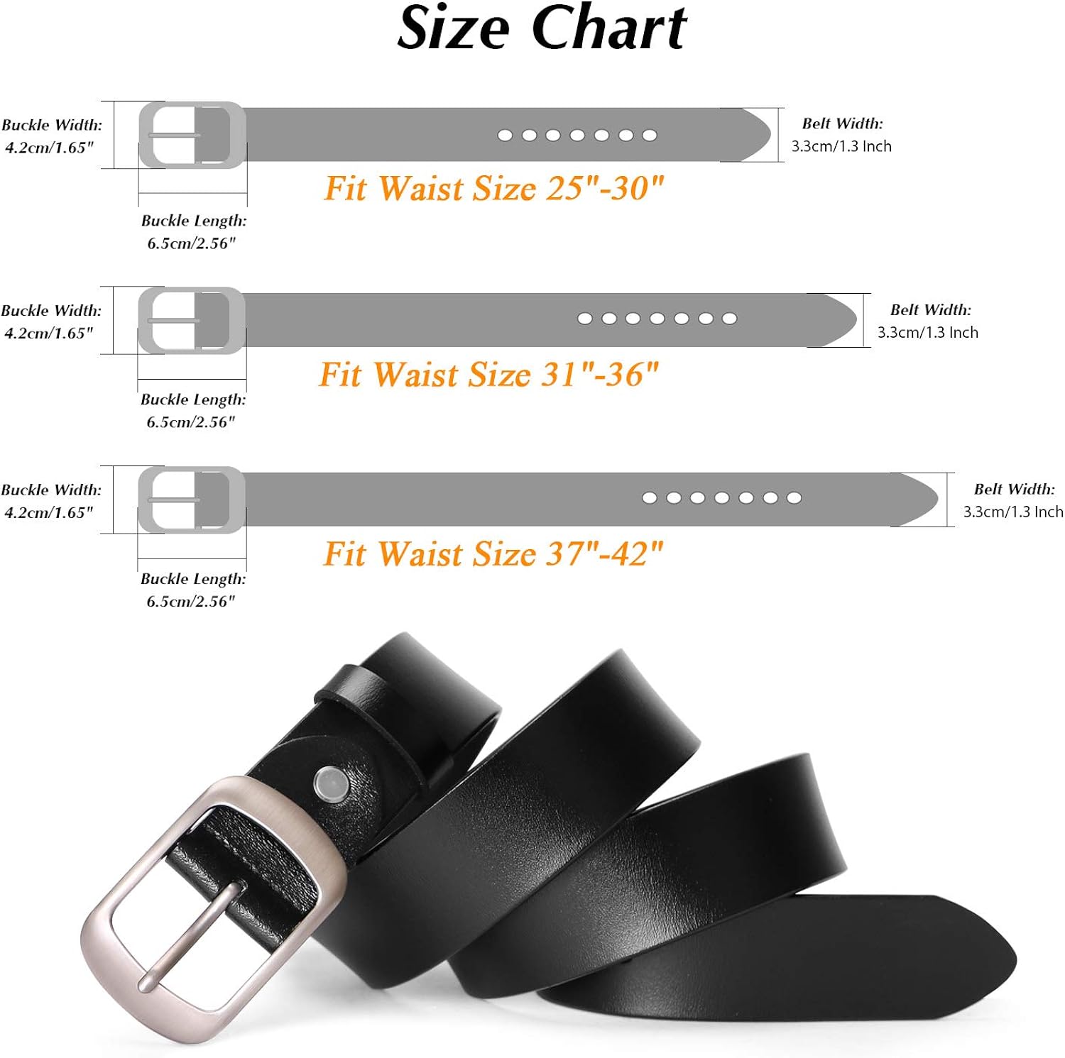 Fashion Womens Leather Belts SUOSDEY with Pin Buckle Waist Belt for Jeans Pants at  Women’s Clothing store