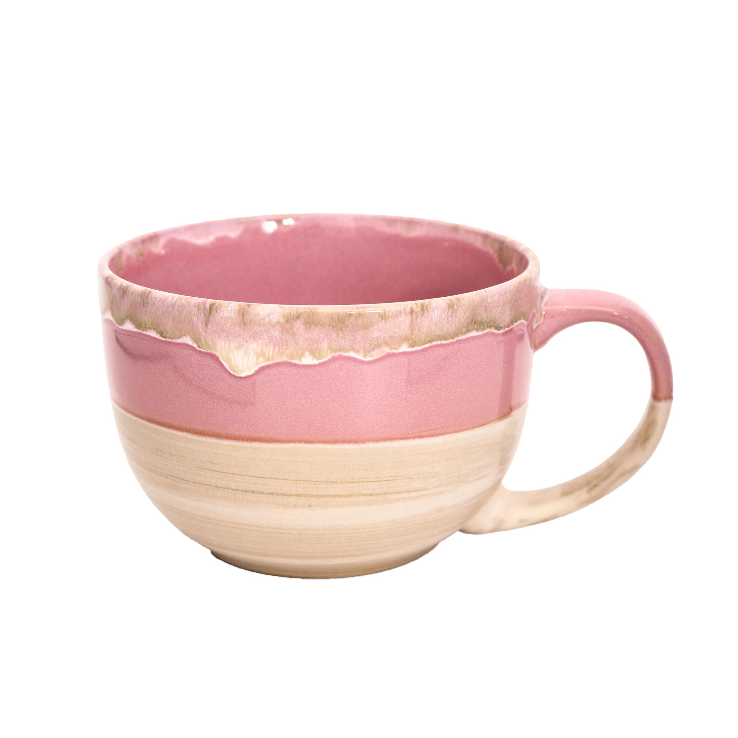 hengshukeji Large 24 OZ/700ml Ceramic Coffee Mugs,Soup Bowls with Handles,Extra Big Jumbo Tea Cup Mug for Office and Home