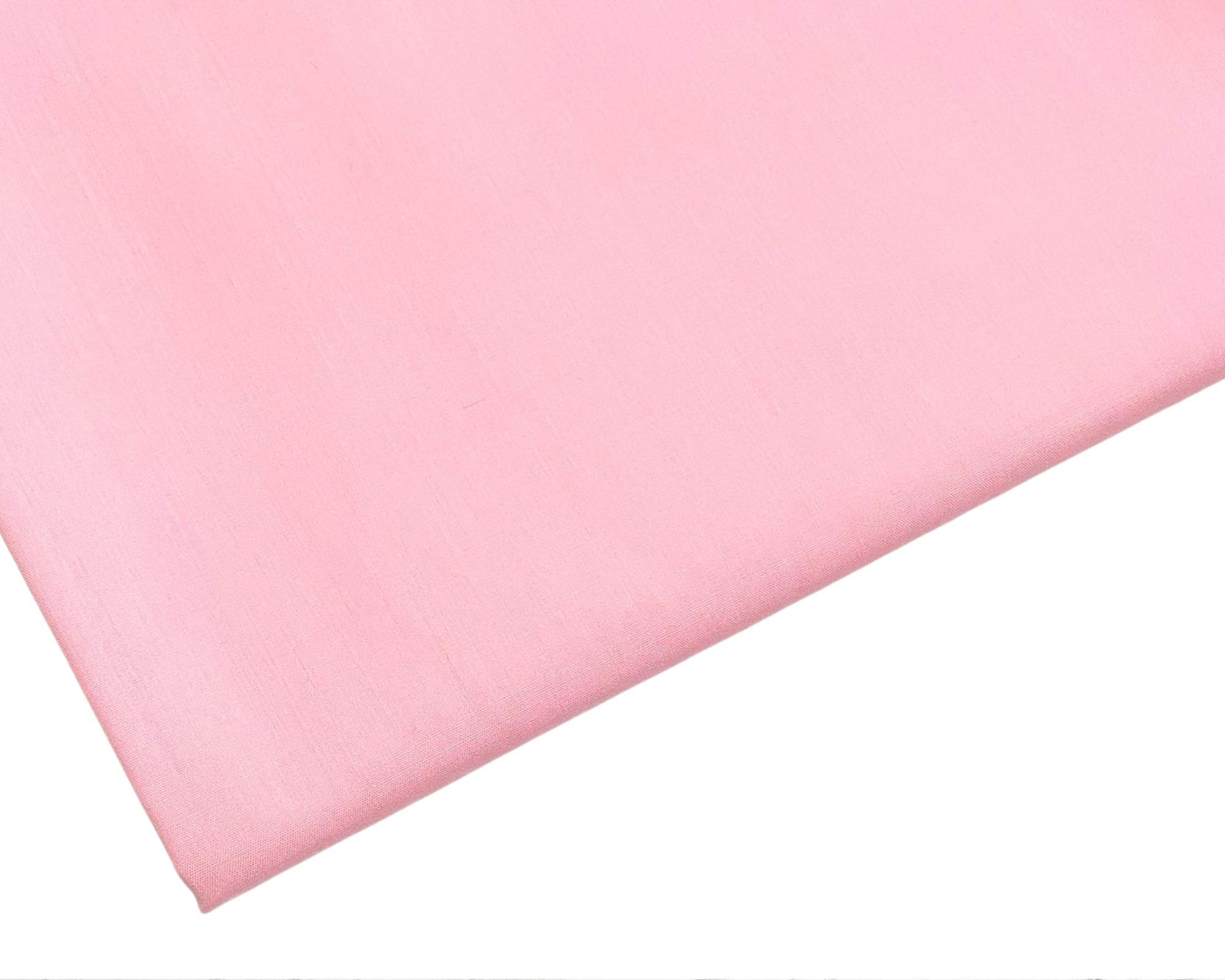 Plain Baby Pink Polycotton Fabric - 45 inch / 112 cm Wide - 40+ Colours - 2 Metre