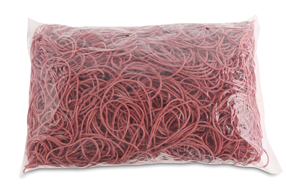 Rubber Bands OFFICE PRODUCTS Diameter 100mm 1,5x1,5mm 1000g Red/Small Office Accessories/Type-Standard/Material-Rubber/Weight (g)-1000 / Colour-Red/Size-1,5x1,5mm