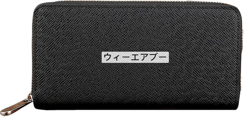 Amazon Baderrors 財布 長財布 メンズ 長札 ロングウォレット Weeabooウィーエアブー おしゃれ ラウンドファスナー財布 かっこいい 大容量 多機能 カード収納 小銭入れ 男女兼用 プレゼント Baderrors シューズ バッグ