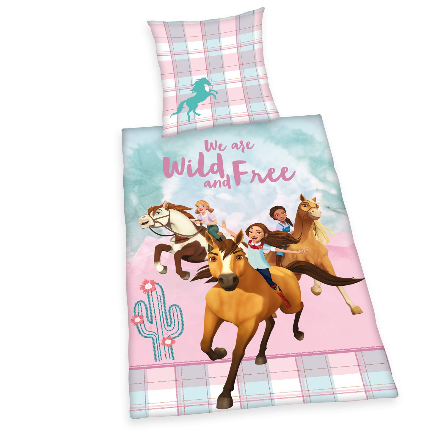 Herding Bedding Set, Cotton, Multicoloured, 80 x 80 cm, 135 x 200 cm