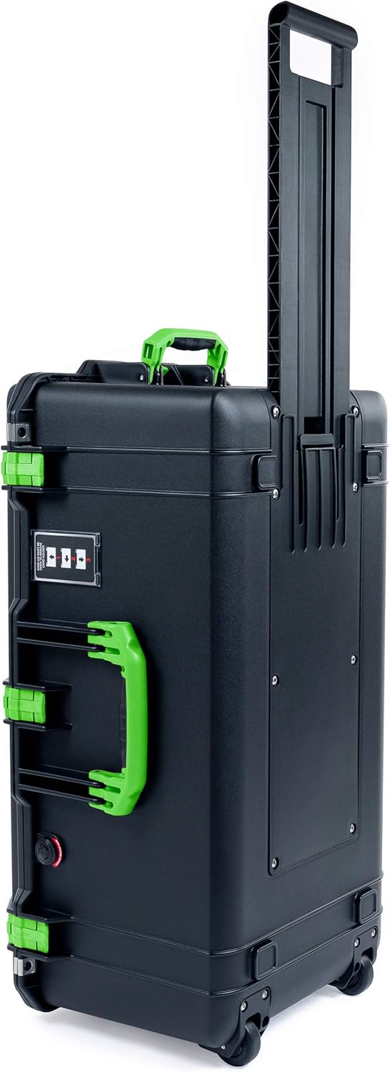 Amazon.com: Pelican Black & Lime Green 1626 case, with Wheels. Comes ...