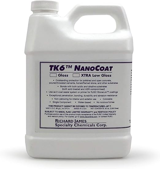 Richard James Specialty Chemical Corp Tk6 Nanocoat Concrete