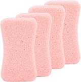 YUYTE Pumice Stone 4pk Pink Foot Callus Remover Hard Skin Pedicure Scrubber view 4