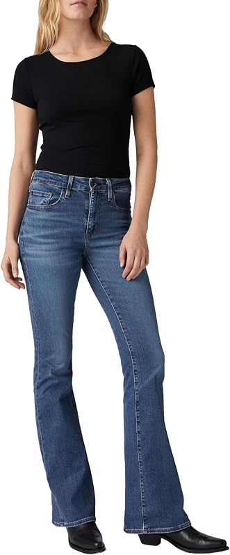 726 High Rise Flare, Donna, Blue Wave Mid, 29W / 30L — foto 1 di 8