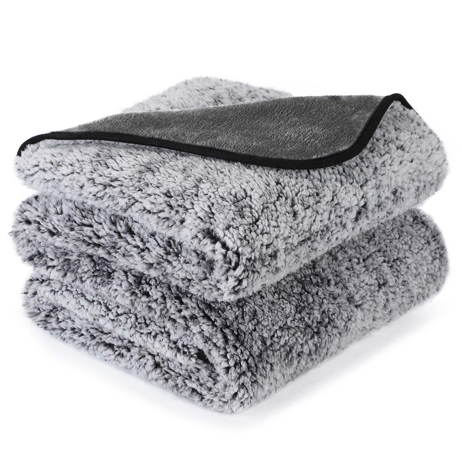 PETTOM Large Waterproof Fleece Blanket, Washable Blanket For Kids and Large Dogs, Personalised Dog Throw Protects for Sofa and Bed- Grey,152x127cm