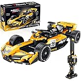 MJDDJA Technic Racing Car Building Blocks Set, Speed Champions Model Kit for Kids Ages 14+ and Adults, Creative Race Toy Gift for Boys & Girls(XZ0002)
