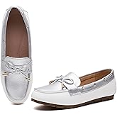 XRKJ Loafers for Women Comfortable Slip On Flats with Memory Foam Insole for Daily Wearing
