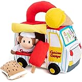 KIDS PREFERRED Curious George Ice Cream Truck Playset with Music and Plush Toys