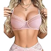 Avidlove Women's Underwire Bra Push Up Ultra Light Non-Padded Everyday Lingerie Bralettes