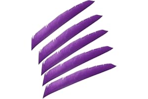 PATIKIL Arrows Vanes, Turkey Feather Arrow Fletching Archery Arrow Feather for DIY Target Shooting