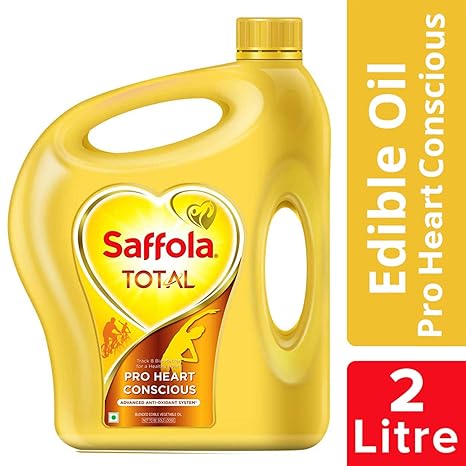 Saffola Total, Pro Heart Conscious Edible Oil, Jar, 2 L