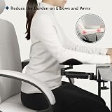 BONTEC Ergonomic Arm Rest 360° Rotating 342mm Extension 12kg Load Aluminum view 2