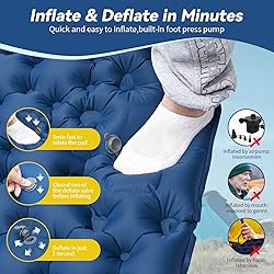 HiiPeak Inflatable Double Camping Mat with Foot