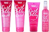Umberto Giannini Curl Jelly Hair Kit - Shampoo, Conditioner, Curl Gel, Refresh