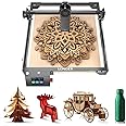 Longer RAY5 20W Laser Engraver 20000mW Output 32-bit Motherboard, 130W CNC Laser Cutter,App Offline Control, DIY Engraver Tool for Metal/Glass/Wood Engraving Speed of 10000 mm/min