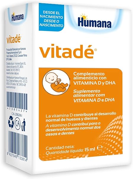 Humana Vitade Based On Vitamin D Dha Strengthens The Immune System And Contributes To The Development Of Bones Food Supplement With Natural Ingredients Amazon Co Uk Health Personal Care