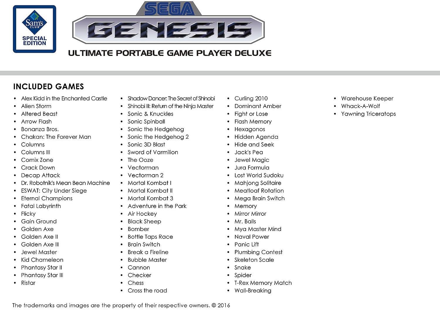 SEGA Genesis Ultimate Portable Game Player Deluxe with 80 Built-In Games: Electronics