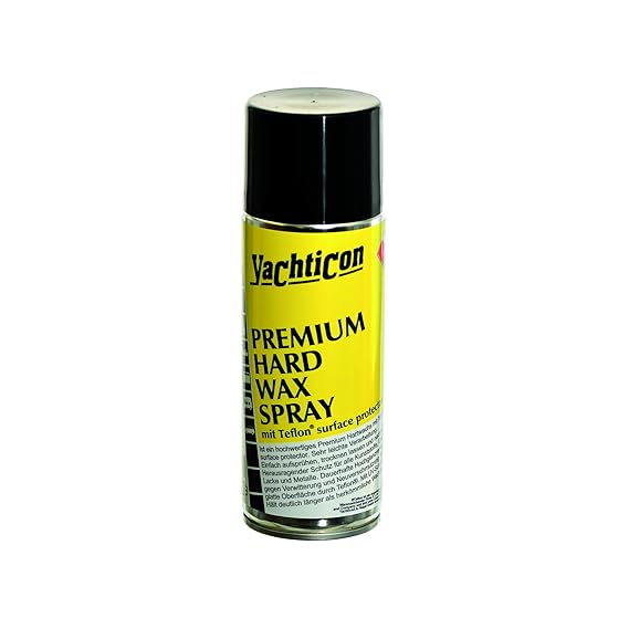 Yachticon Premium Hard Wax Spray mit Teflon surface protector 400 ml - bester Schutz für alle Kunststoffe, Gelcoats, Lacke un