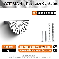 Yagman 20 Pack 3 Inch(76mm) Polished Chrome Cabinet