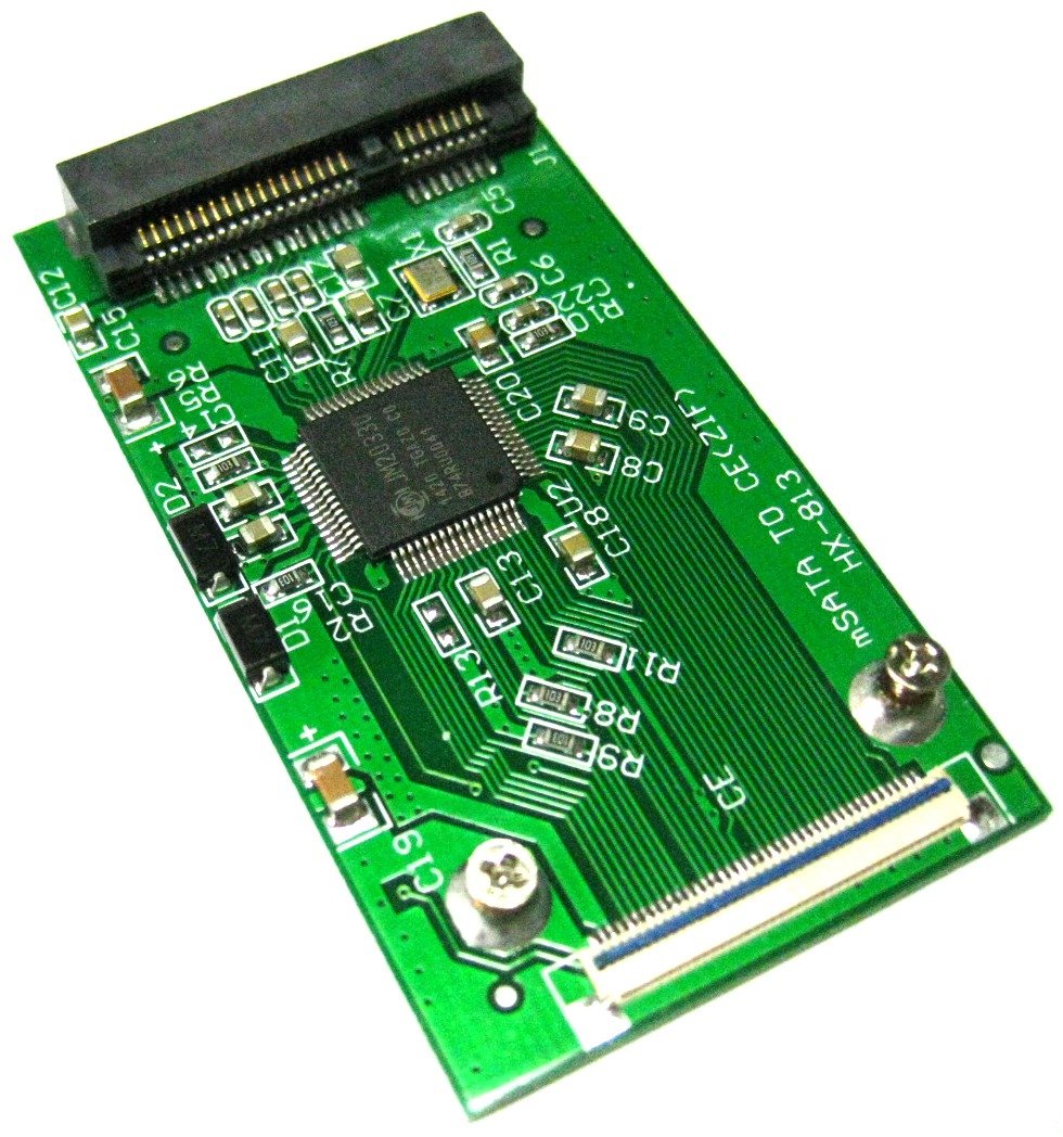 50mm Full-Height mSATA Mini PCI-E SATA SSD to ZIF CE: Amazon.de ...