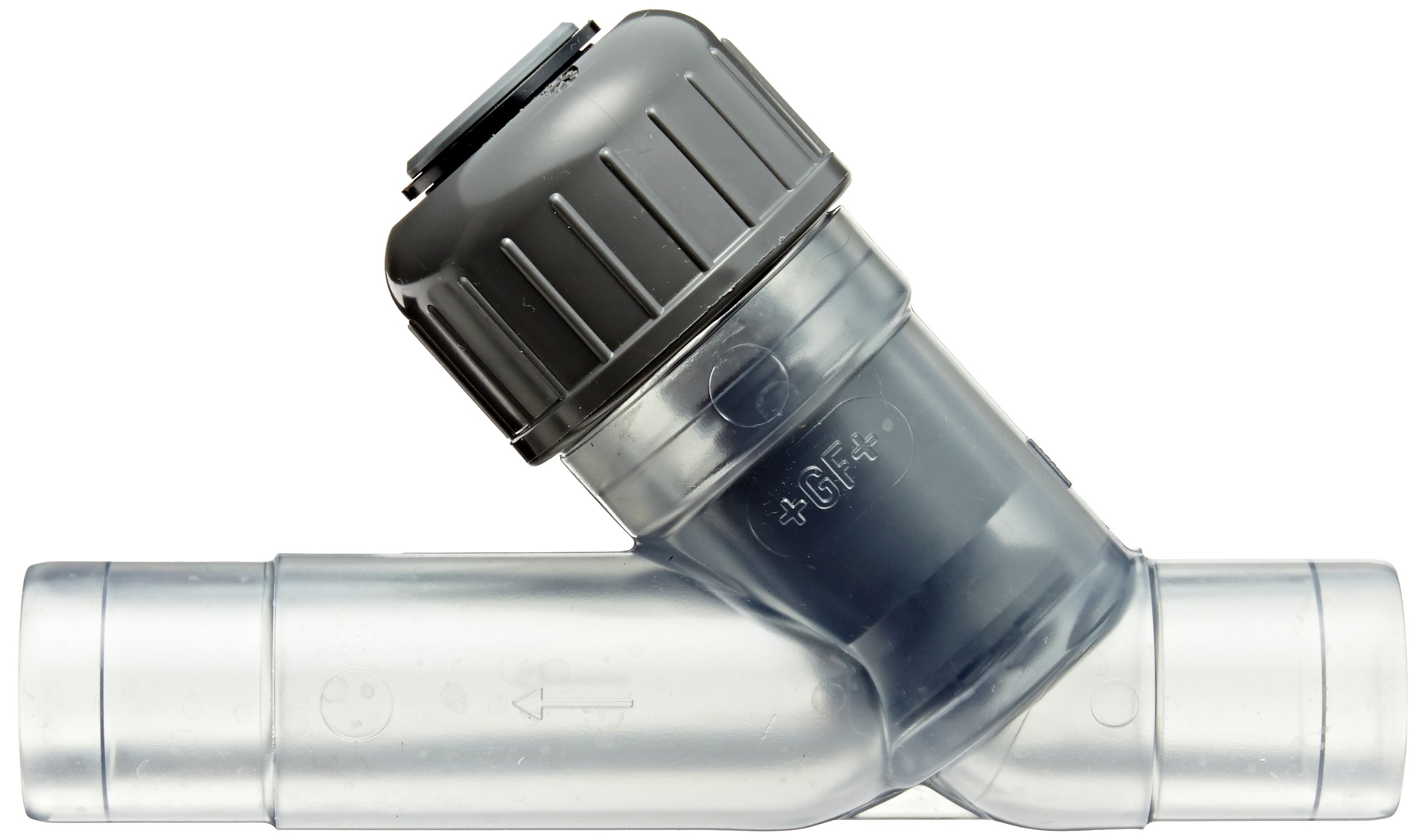 GF Piping Systems PVC Y Check Valve, Wye, EPDM Seat, EPDM Seal, 1