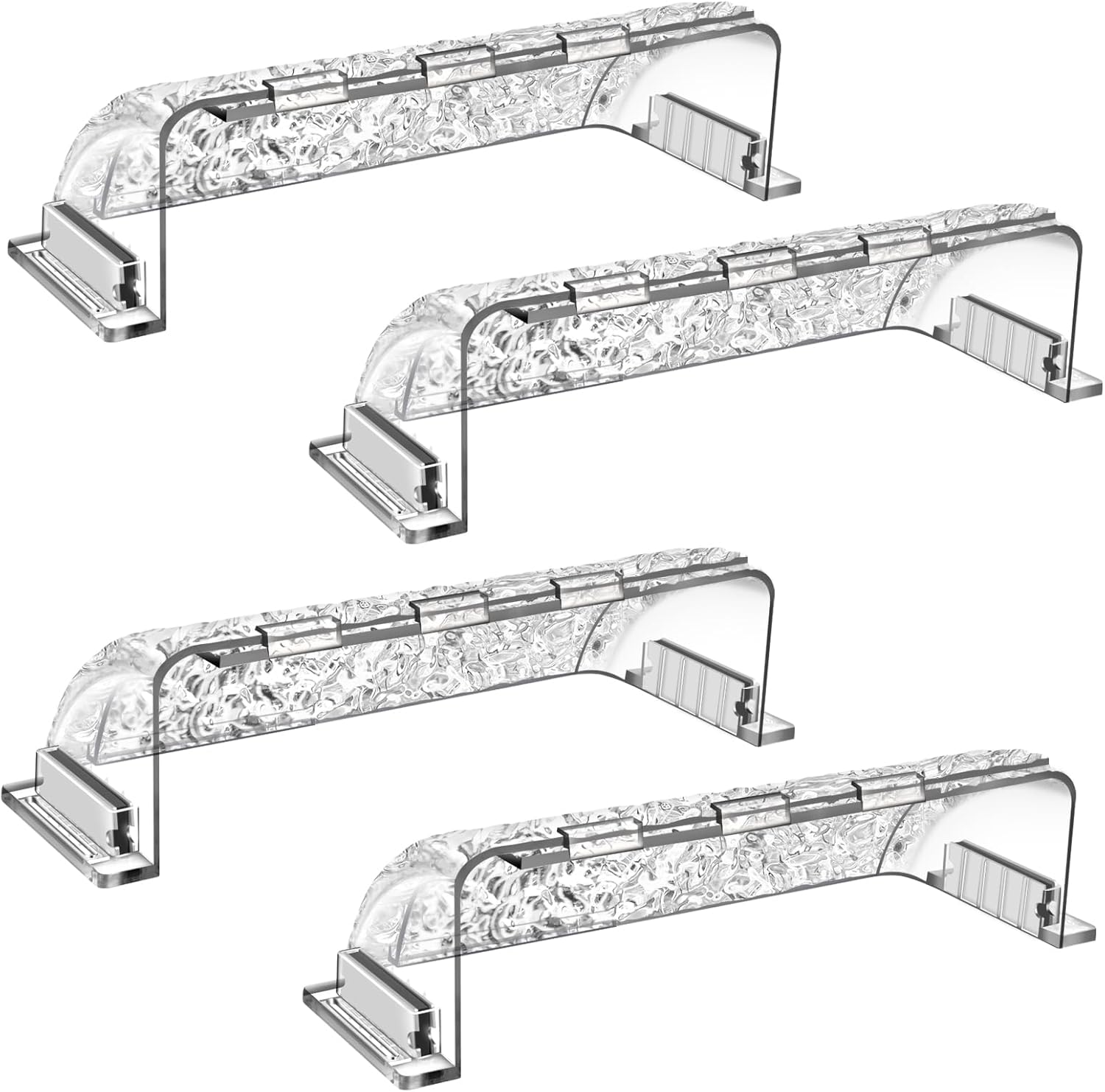 Registers, Grilles & Vents - 9-15 Inch Adjustable Magnetic Air Deflector with Unique Surface for Sidewall, Ceiling Registers and Vents (4 Pack)