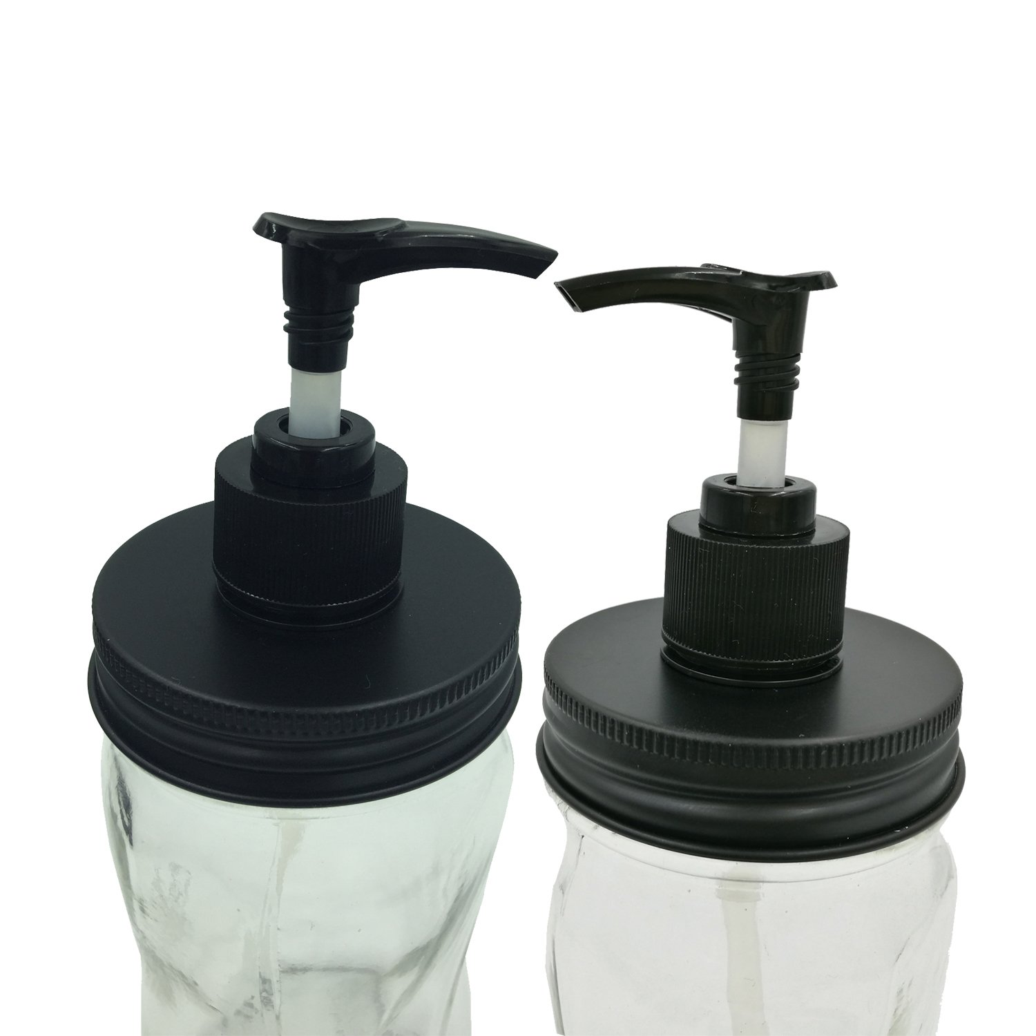 Rust Resistant and Leakage Proof Matt Black Soap Dispenser Pump Lids