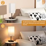 Aooshine Bedside Lamp Touch Control with USB A+C Ports 3 Way Dimmable view 4