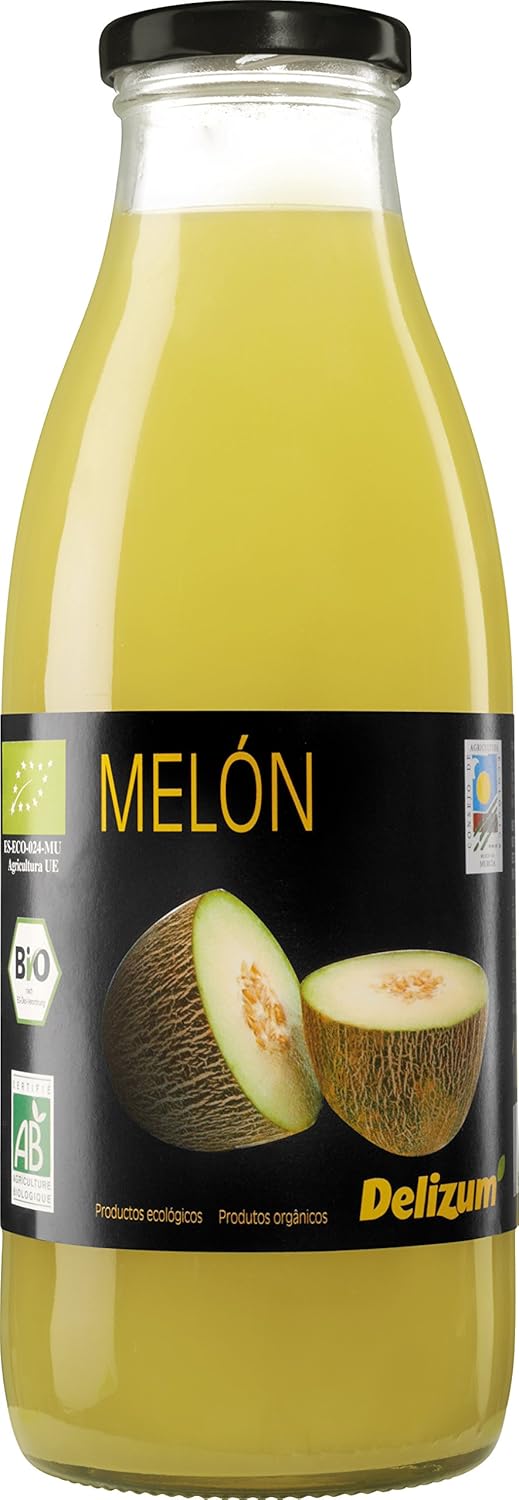 Delizum Zumo Orgánico de Melón de Miel - Paquete de 6 x 750 ml ...