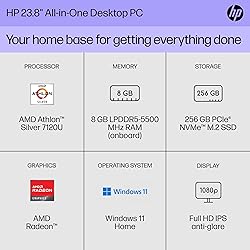 HP 23.8 inch All-in-One Desktop PC, FHD